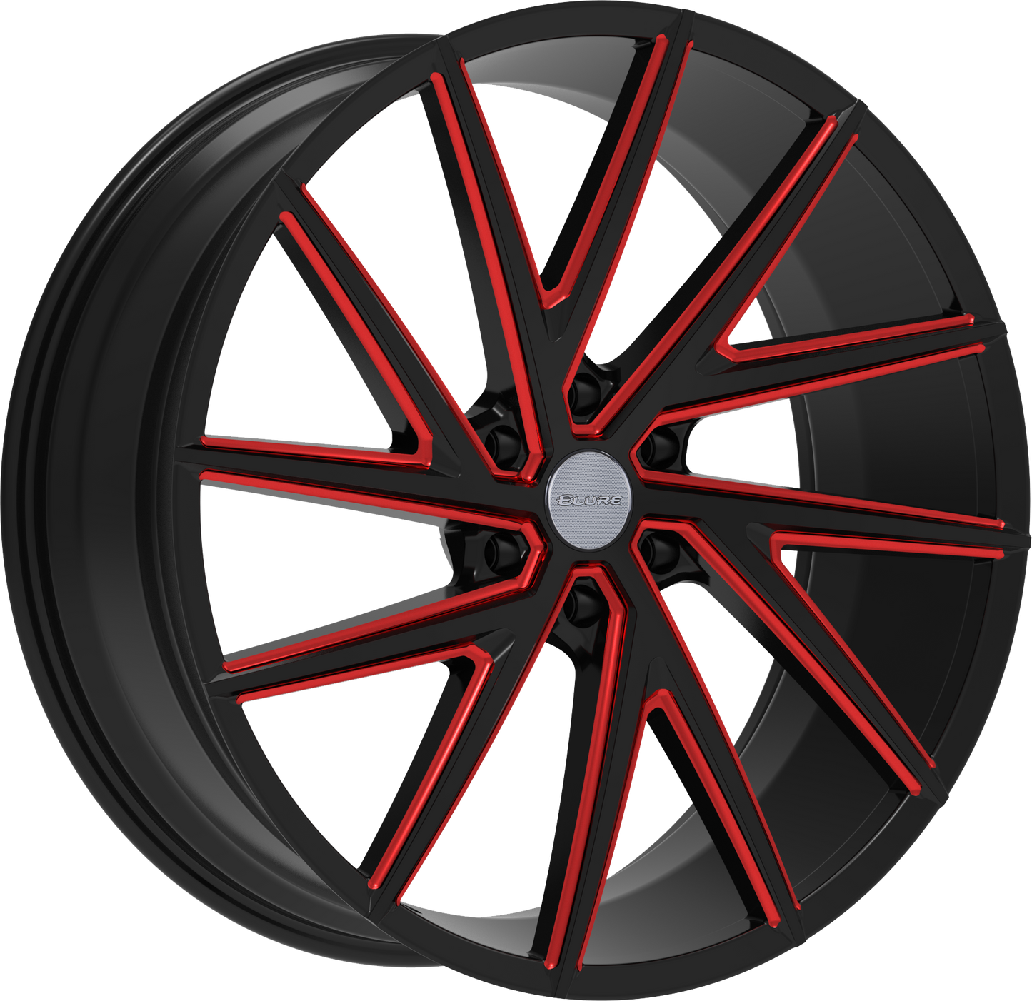 ELURE 50 BLACK RED MILLED