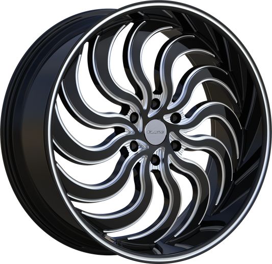 ELURE 57 BLACK AND MILLED