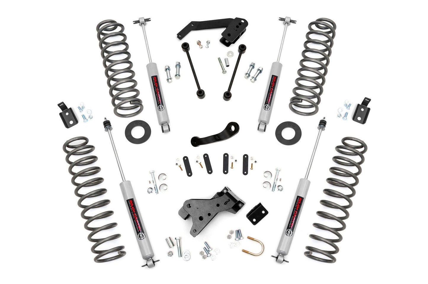 Rough Country 4 Inch Lift Kit | Jeep Wrangler JK 4WD (2007-2018)