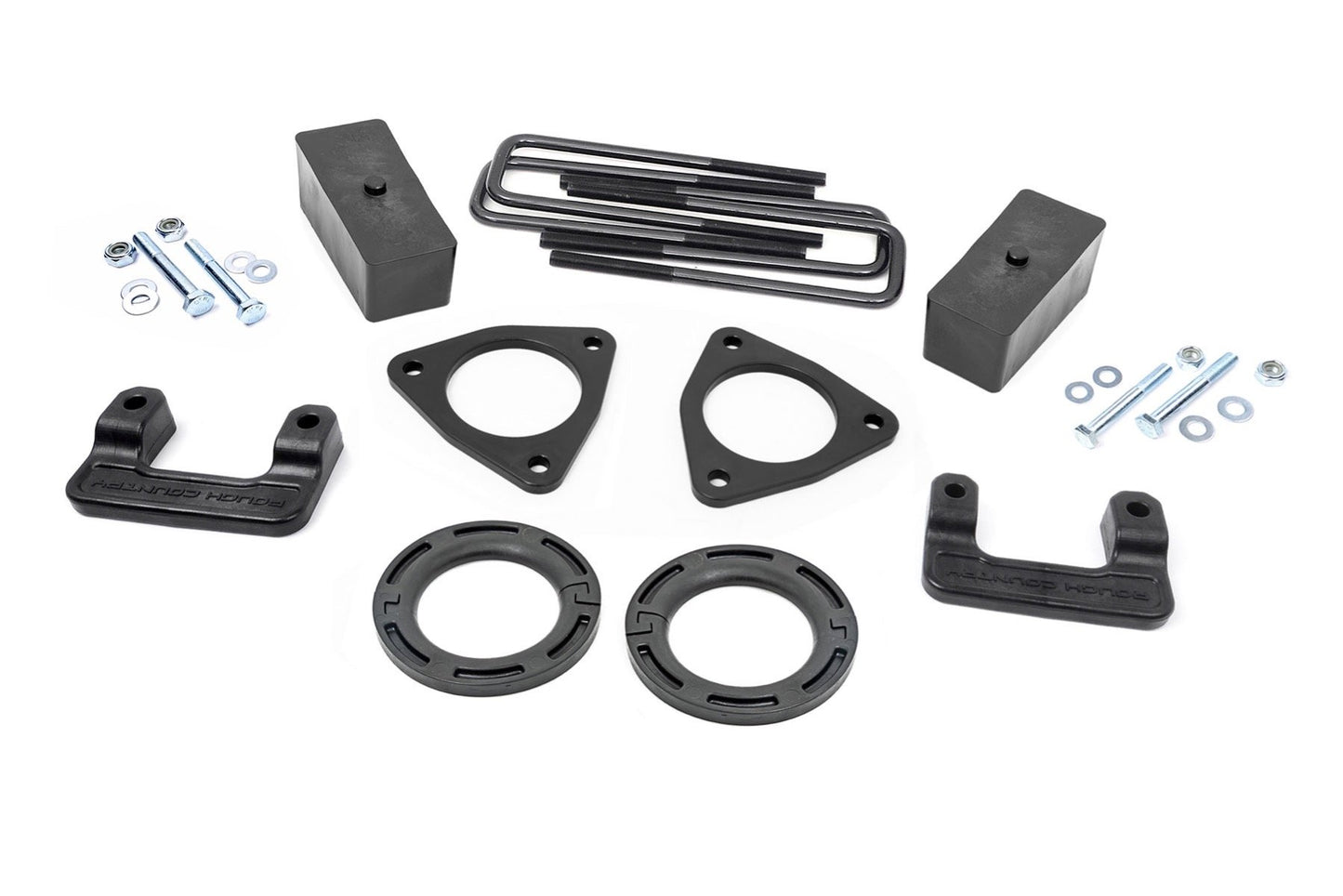 Rough Country 2.5 Inch Leveling Kit | Stamped Steel | Chevy/GMC Sierra 1500 (16-18)/Silverado 1500 (07-18)
