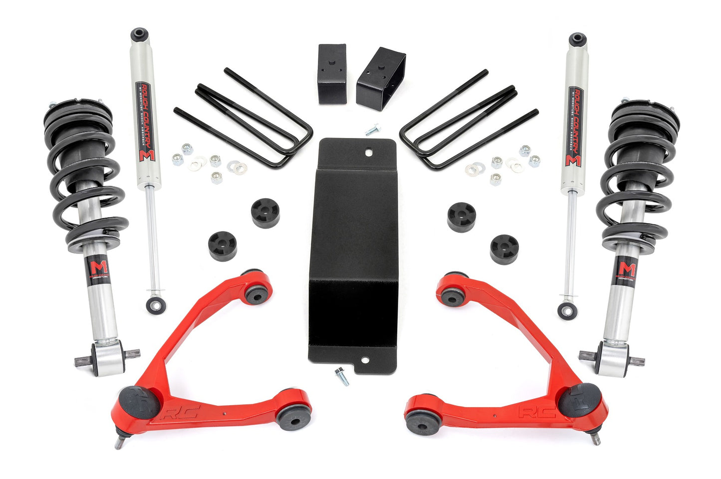 Rough Country 3.5 Inch Lift Kit | UCA | M1 Struts | Chevy/GMC 1500 (07-13)