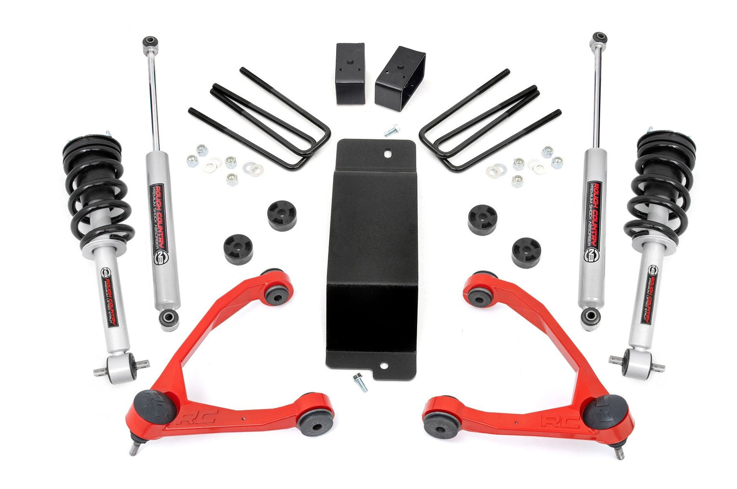 Rough Country 3.5 Inch Lift Kit | Forged UCA | N3 Strut | Chevy/GMC 1500 (14-16)