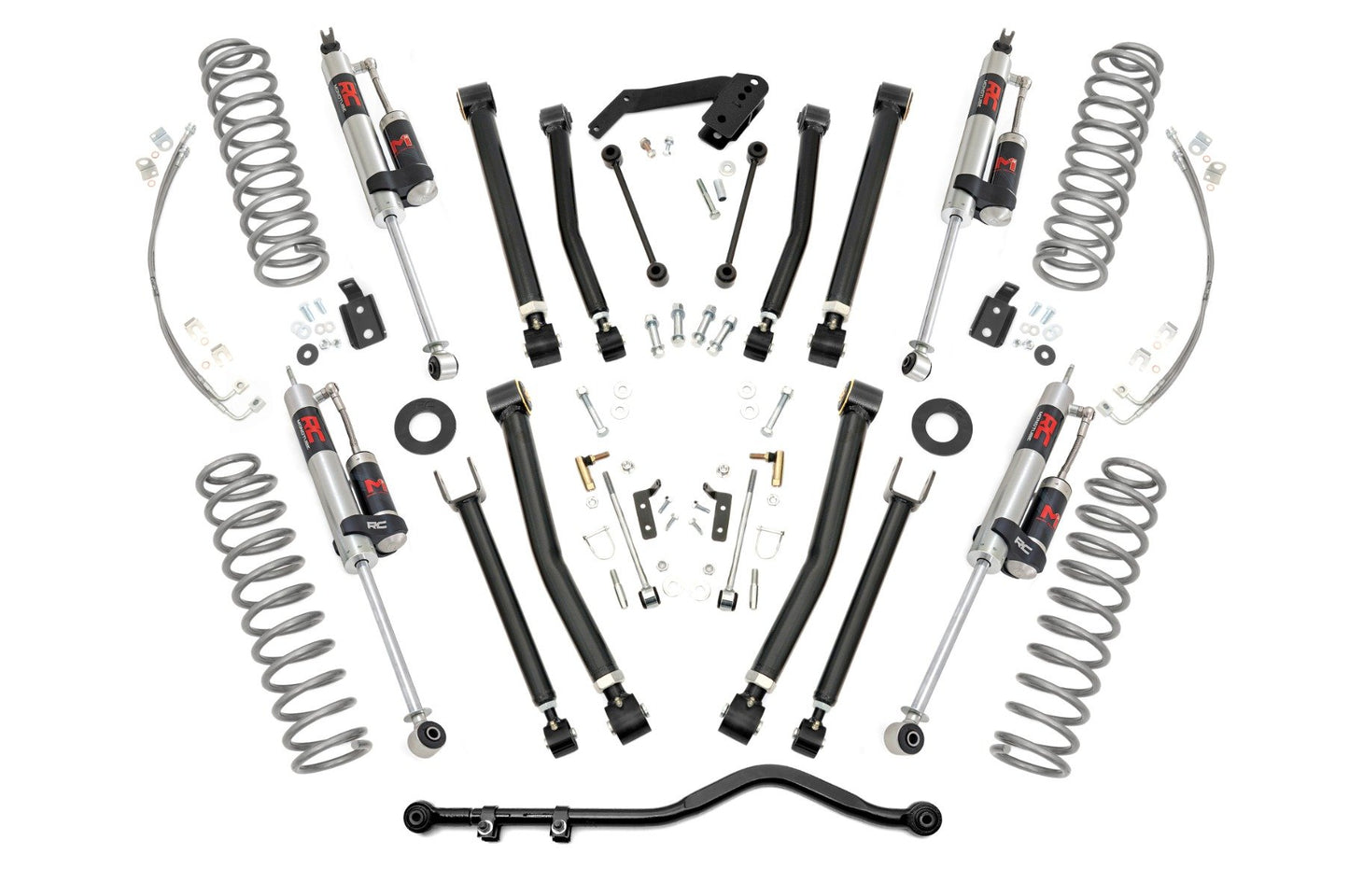 Rough Country 4 Inch Lift Kit | X-Series | M1R | Jeep Wrangler Unlimited 2WD/4WD (07-18)