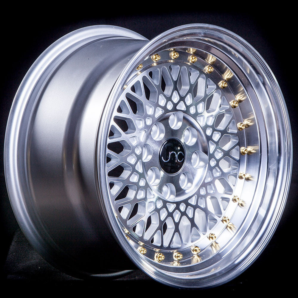 JNC031 Silver Machined Face Chrome Rivets