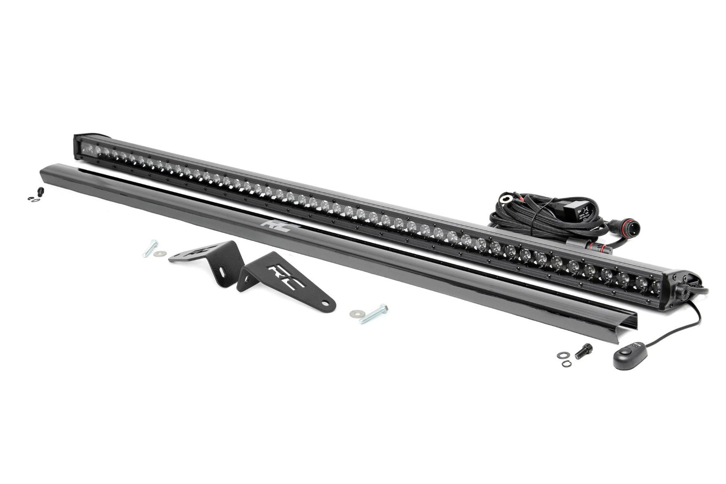 Rough Country LED Light Kit | Rear Mount | 50" Black Pair | Polaris Ranger XP 1000