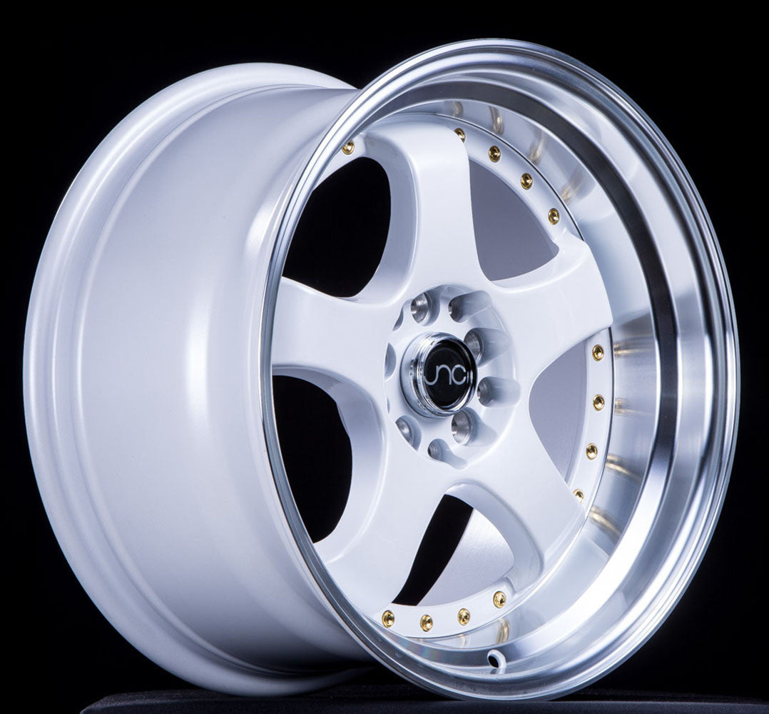 JNC017 White Machined Lip
