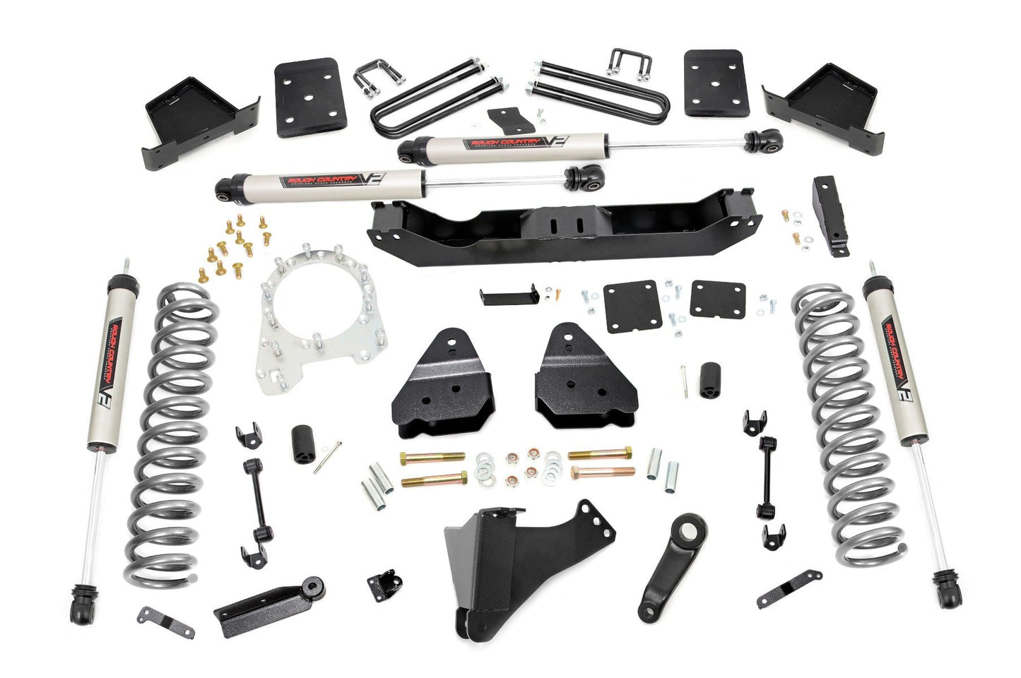 Rough Country 6 Inch Lift Kit | No OVLDS | V2 | Ford F-250/F-350 Super Duty 4WD (2017-2022)