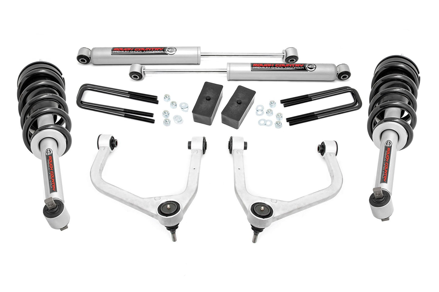 Rough Country 3.5 Inch Lift Kit | N3 Struts | GMC Sierra 1500 2WD/4WD (2019-2025)