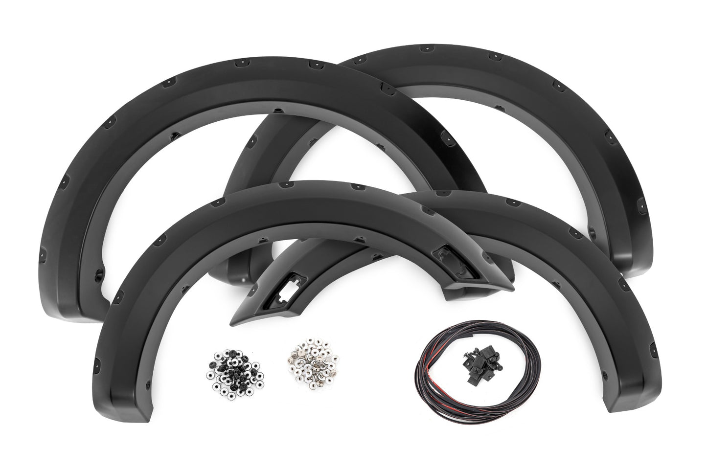 Rough Country Pocket Fender Flares | G1 Black | 6' Bed | Ford Ranger 2WD/4WD (2019-2023)