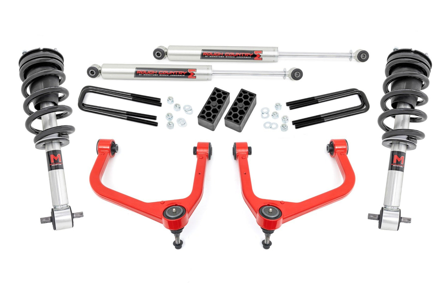 Rough Country 3.5 Inch Lift Kit | M1 Struts/M1 | GMC Sierra 1500 2WD/4WD (2019-2025)
