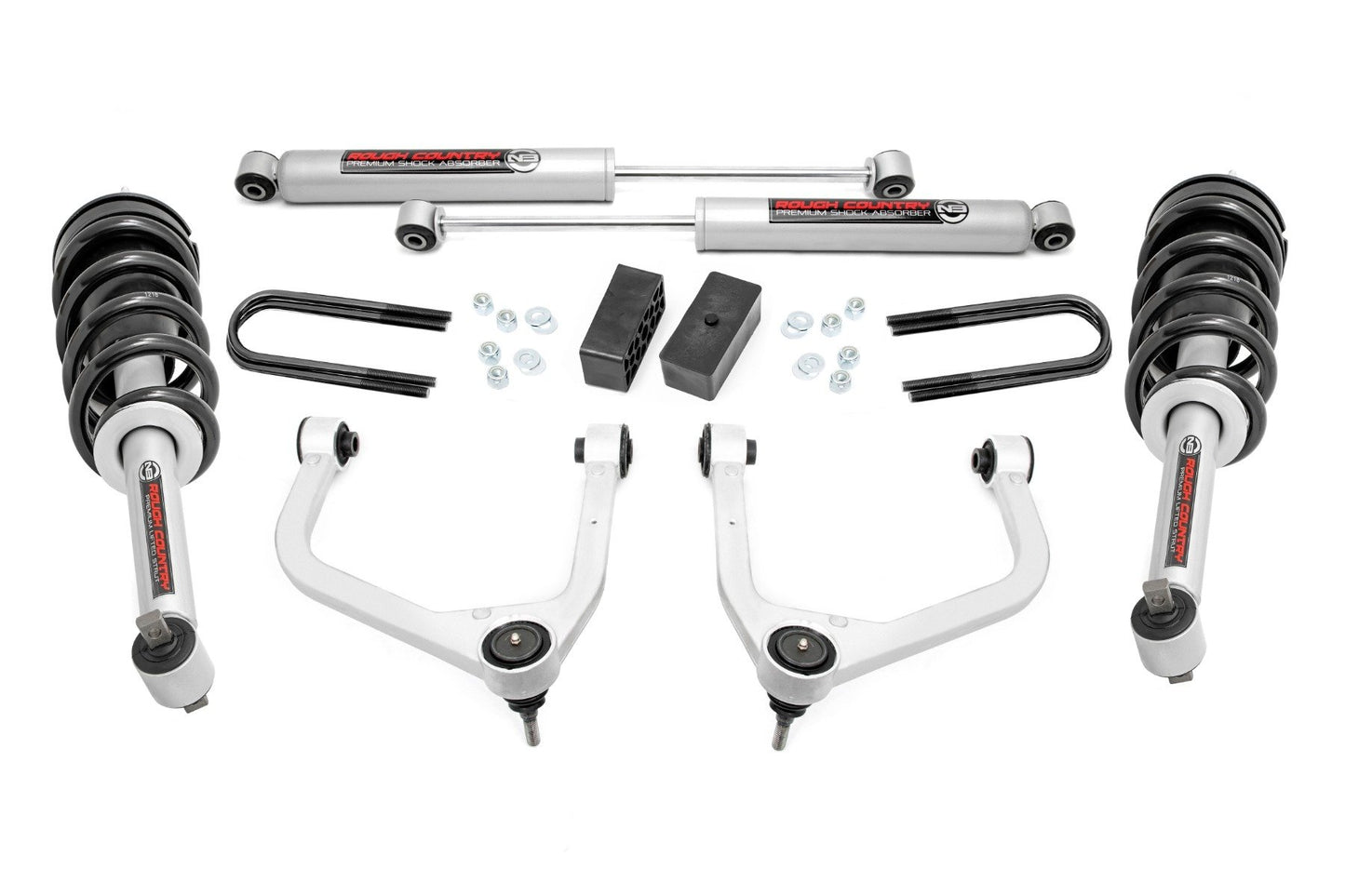 Rough Country 3.5 Inch Lift Kit | N3 Struts | GMC Sierra 1500 2WD/4WD (2025-2026)