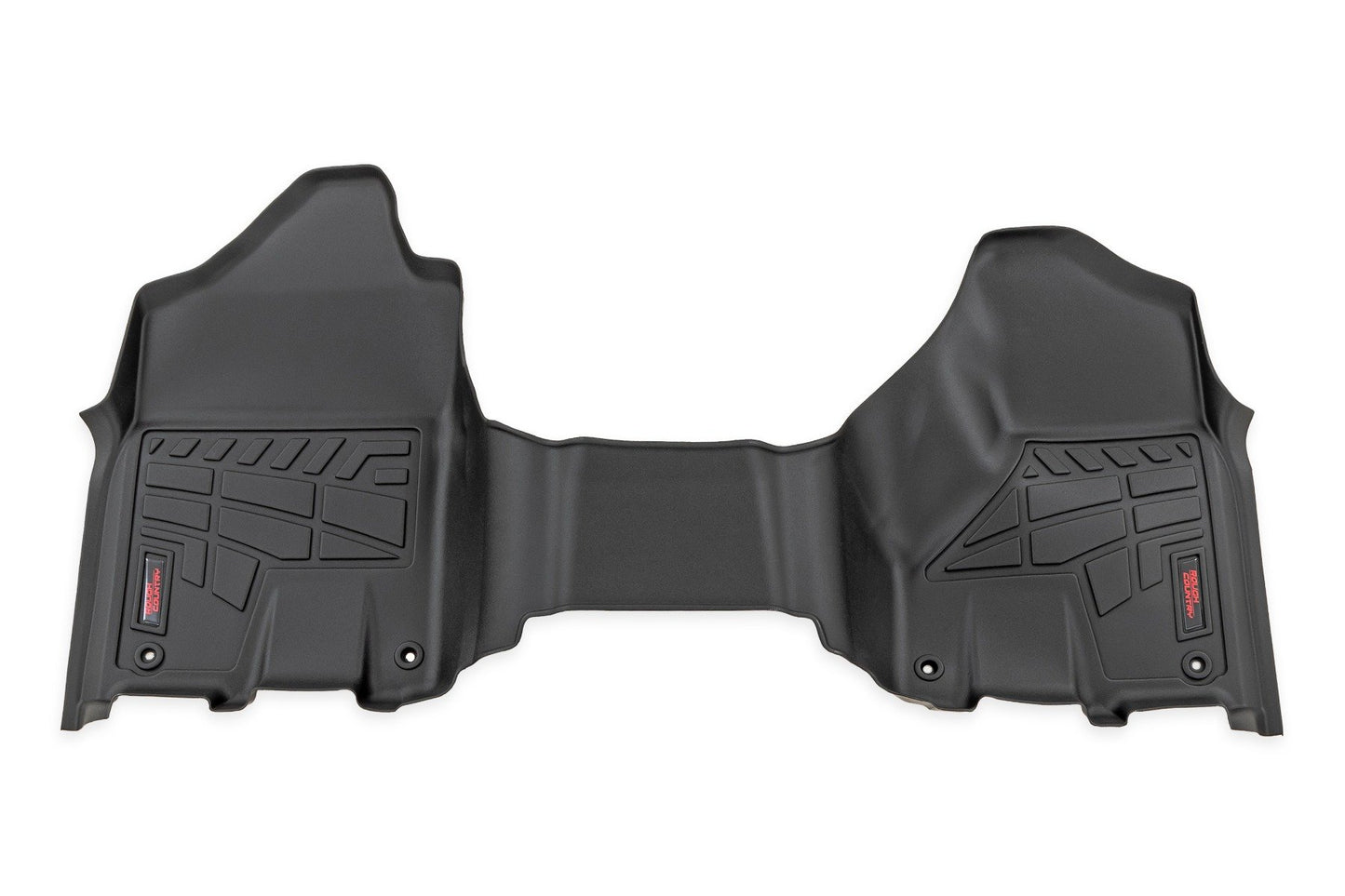 Rough Country Sure-Fit Floor Mats | Front Over Hump | Crew | Ram 2500/3500 2WD/4WD (19-26)