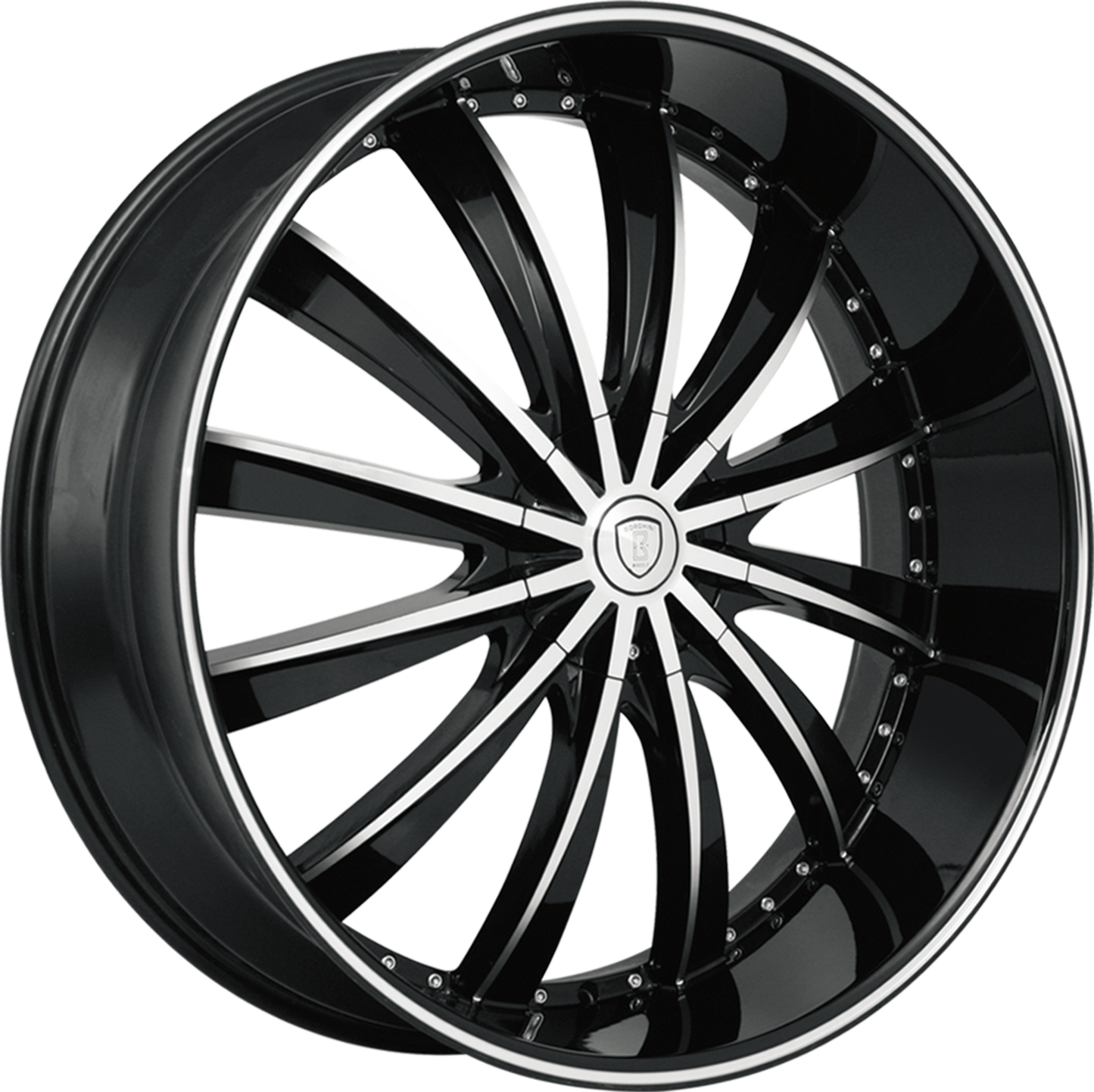 BORGHINI 24 BLACK MACHINED