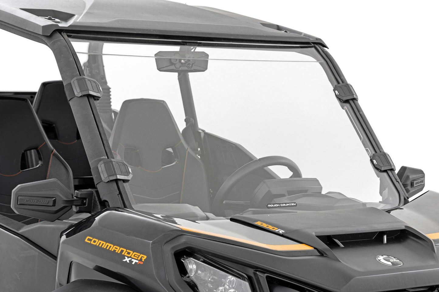 Rough Country Full Windshield | Scratch Resistant | Can-Am Commander 1000R