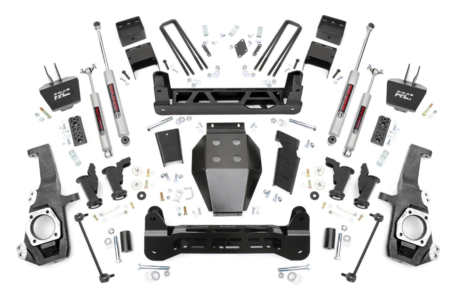 Rough Country 5 Inch Lift Kit | Torsion Drop | w/ Overloads | Chevy/GMC 2500HD/3500HD (20-26)