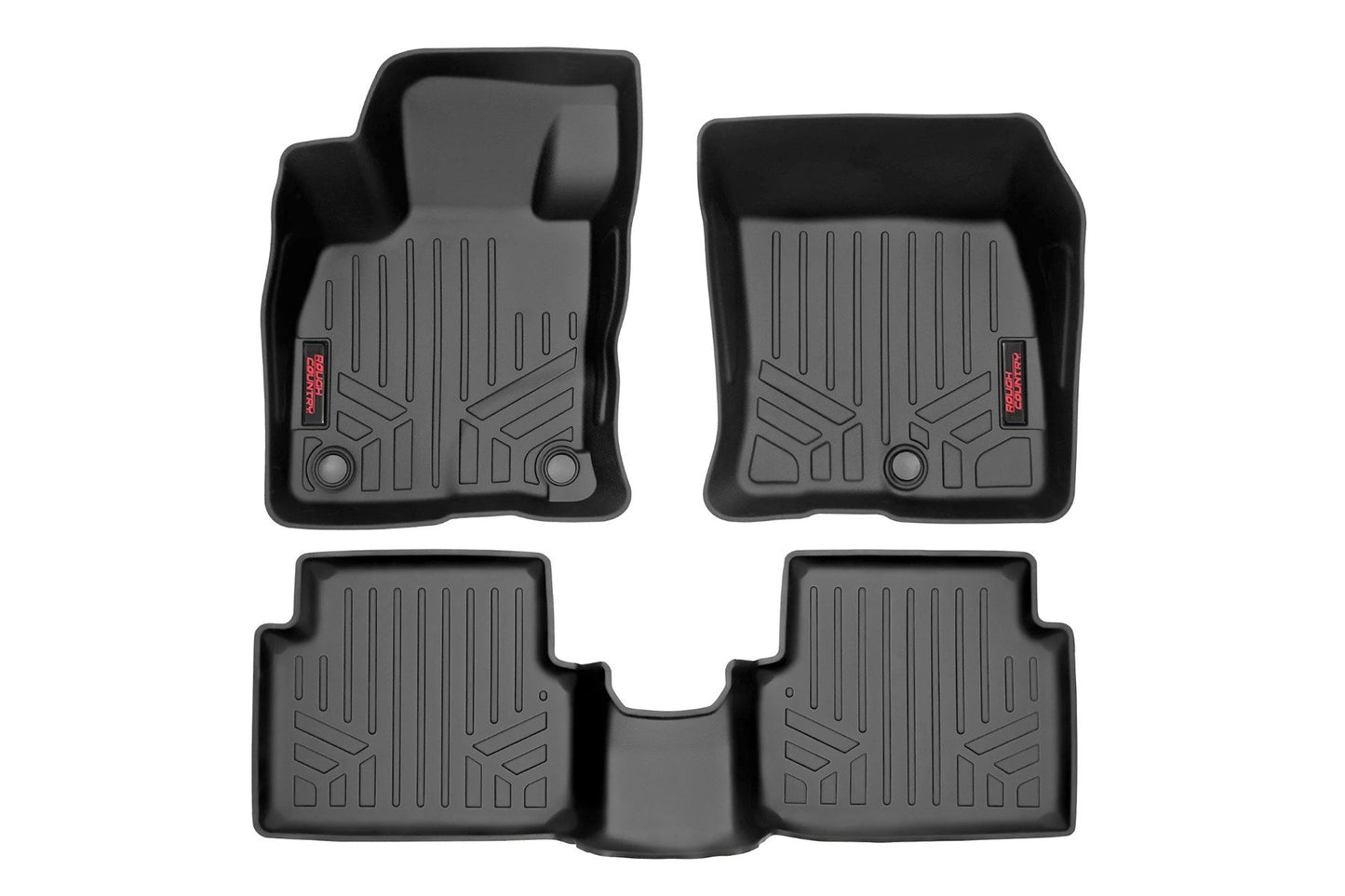 Rough Country Floor Mats | Front and Rear | Ford Maverick 2WD/4WD (2022-2026)