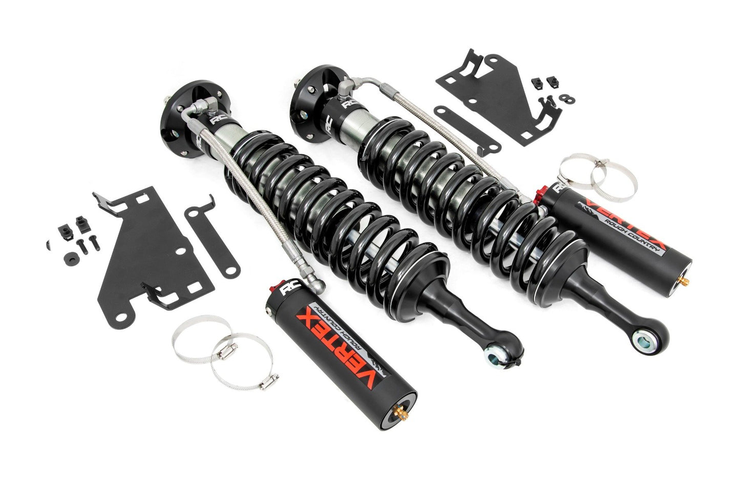 Rough Country Vertex 2.5 Reservoir Coilovers | Front | 3.5 Inch | Toyota Tundra 4WD (22-26)