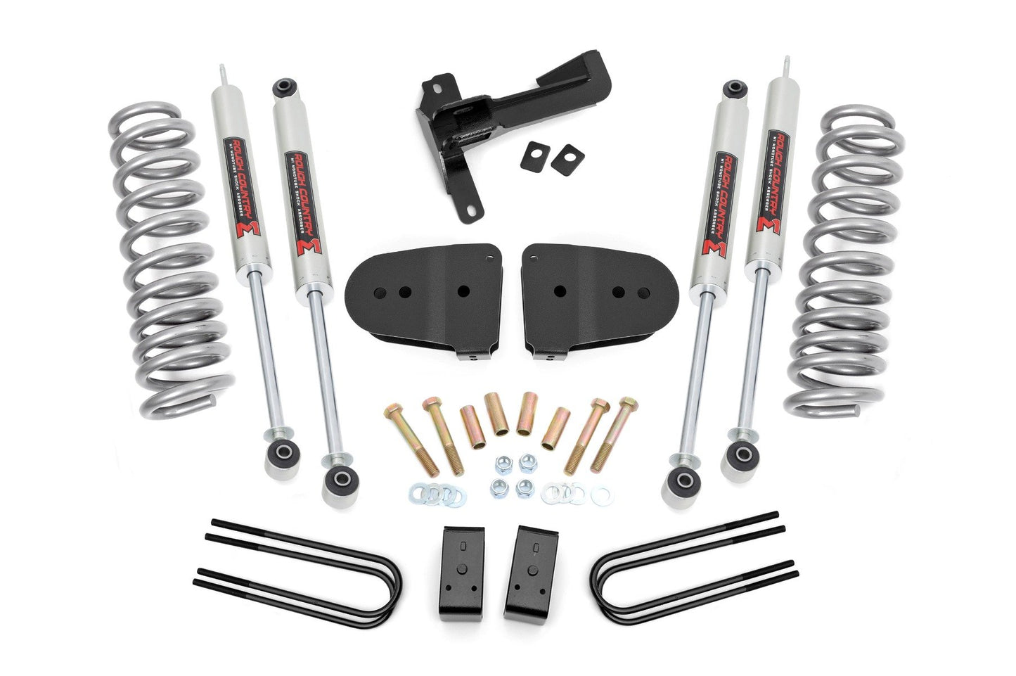 Rough Country 3 Inch Lift Kit | M1 | Front Diesel Coils | Ford F-250 Super Duty 4WD (23-24)