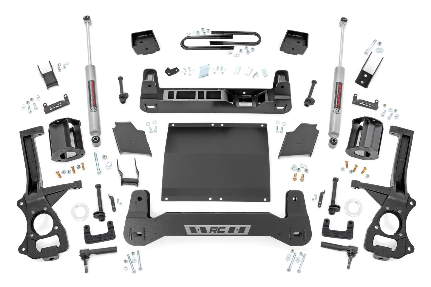 Rough Country 6 Inch Lift Kit | Mono Leaf Rear | Diesel | Chevy Silverado 1500 4WD (22-24)