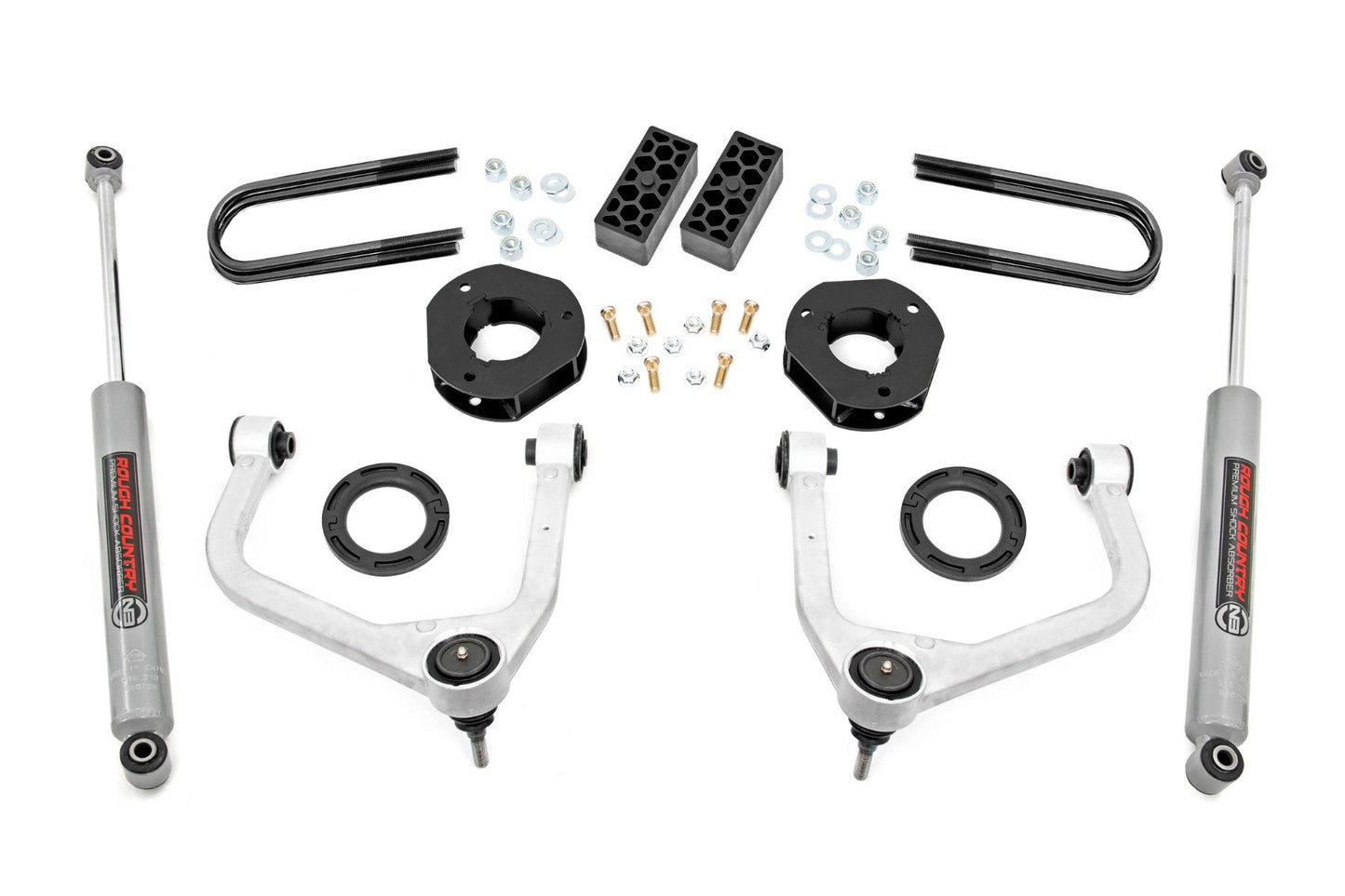 Rough Country 3.5 Inch Lift Kit | Chevy Silverado 1500 2WD/4WD (2025-2026)