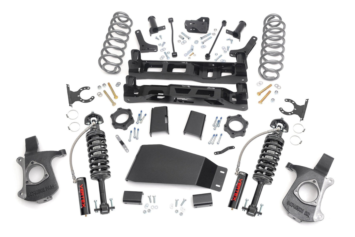 Rough Country 7.5 Inch Lift Kit | Vertex Coilovers | Chevy Avalanche 2WD/4WD (2007-2013)