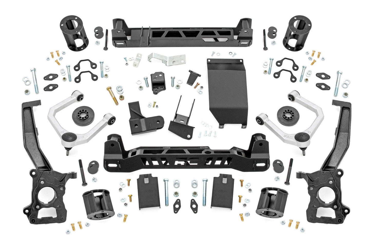 Rough Country 7 Inch Lift Kit | 4-Door Base | Ford Bronco 4WD (2021-2025)