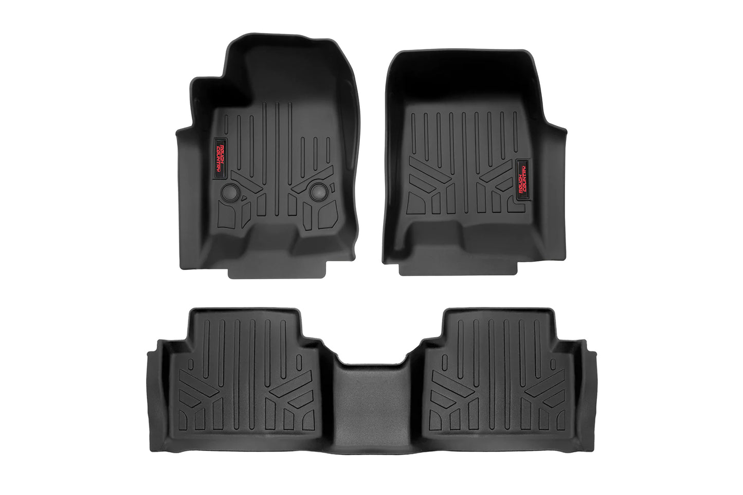 Rough Country Floor Mats | FR & RR | Crew | Chevy/GMC Canyon/Colorado 2WD/4WD (2023-2026)
