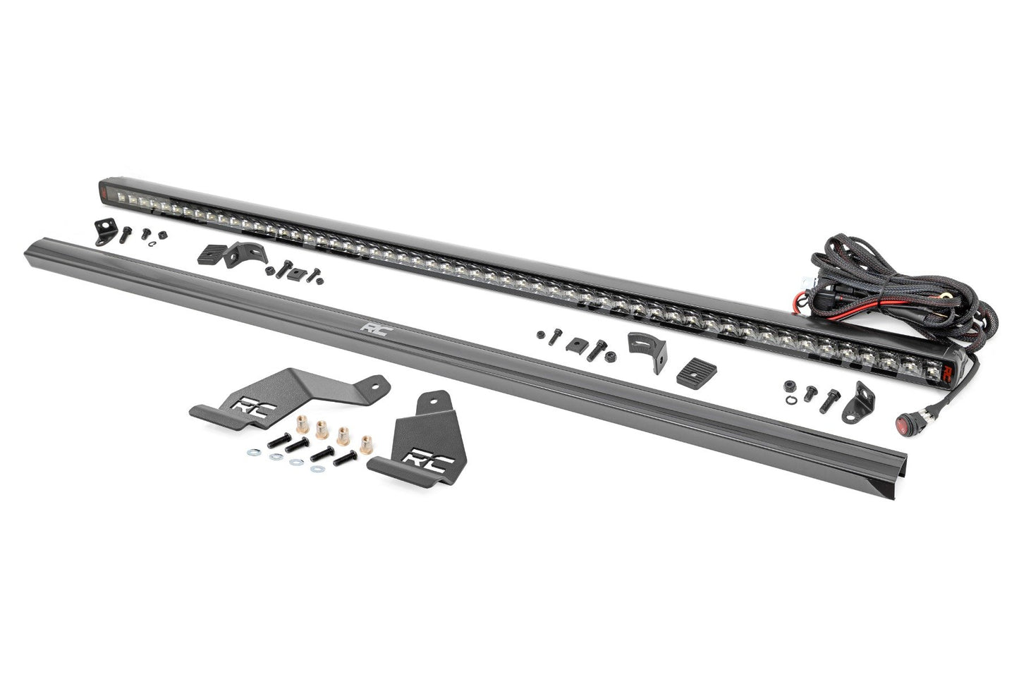 Rough Country LED Light Mount | 50" Spectrum Series Single Row | CFMOTO UFORCE U10 Pro