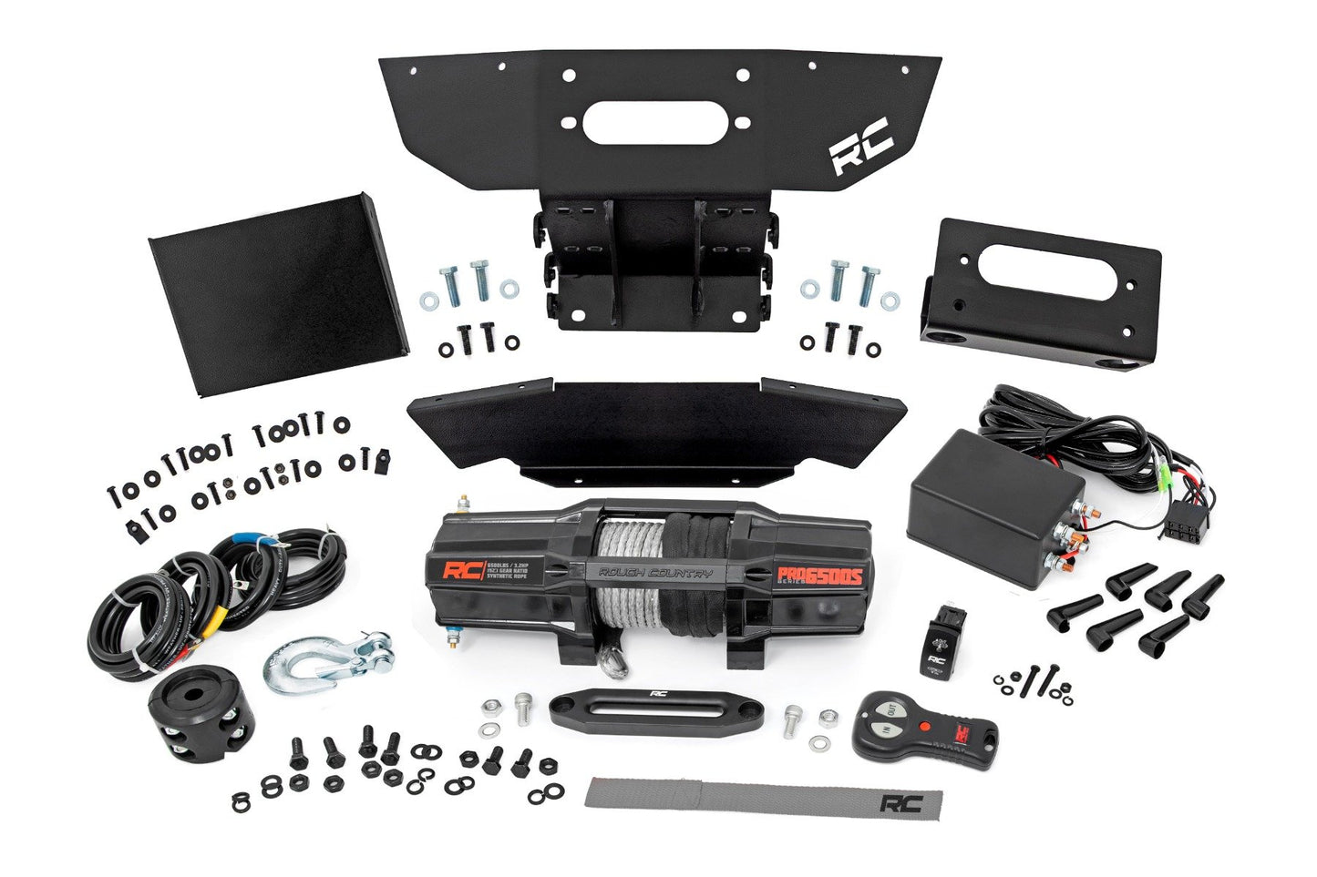 Rough Country Winch Mount | Front | RS6500S | Polaris RZR XP1000-4 (2024)
