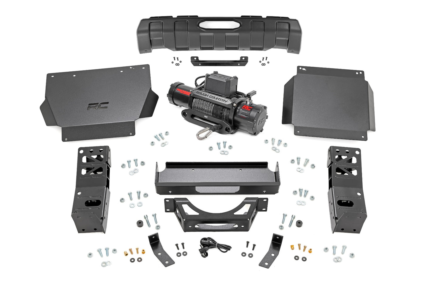 Rough Country Hidden Winch Mount | PRO12000S | Toyota Tacoma 4WD (2024-2025)