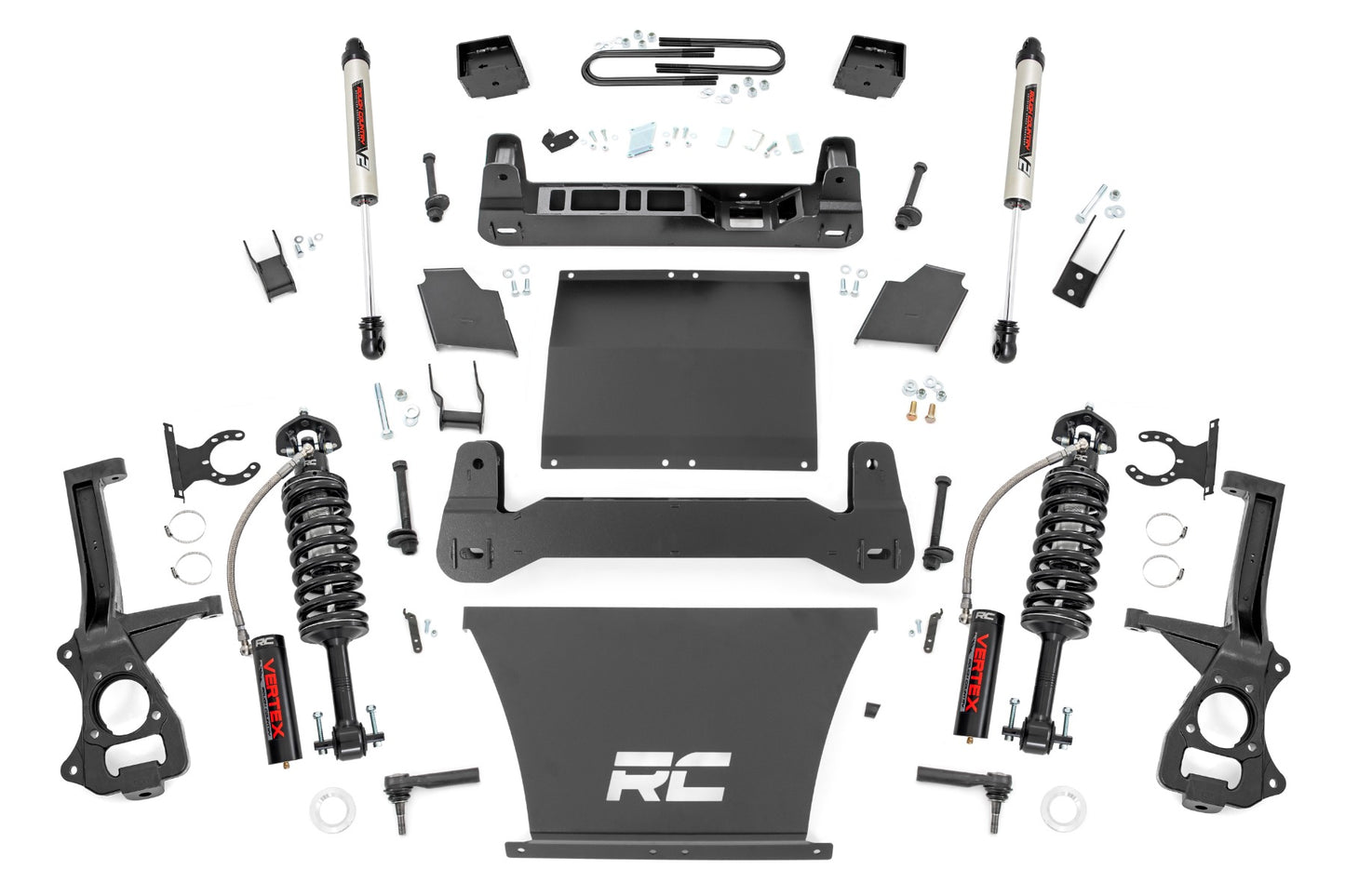 Rough Country 6 Inch Lift Kit | Mono Leaf Rear | Vertex/V2 | GMC Sierra 1500 2WD/4WD (25-26)