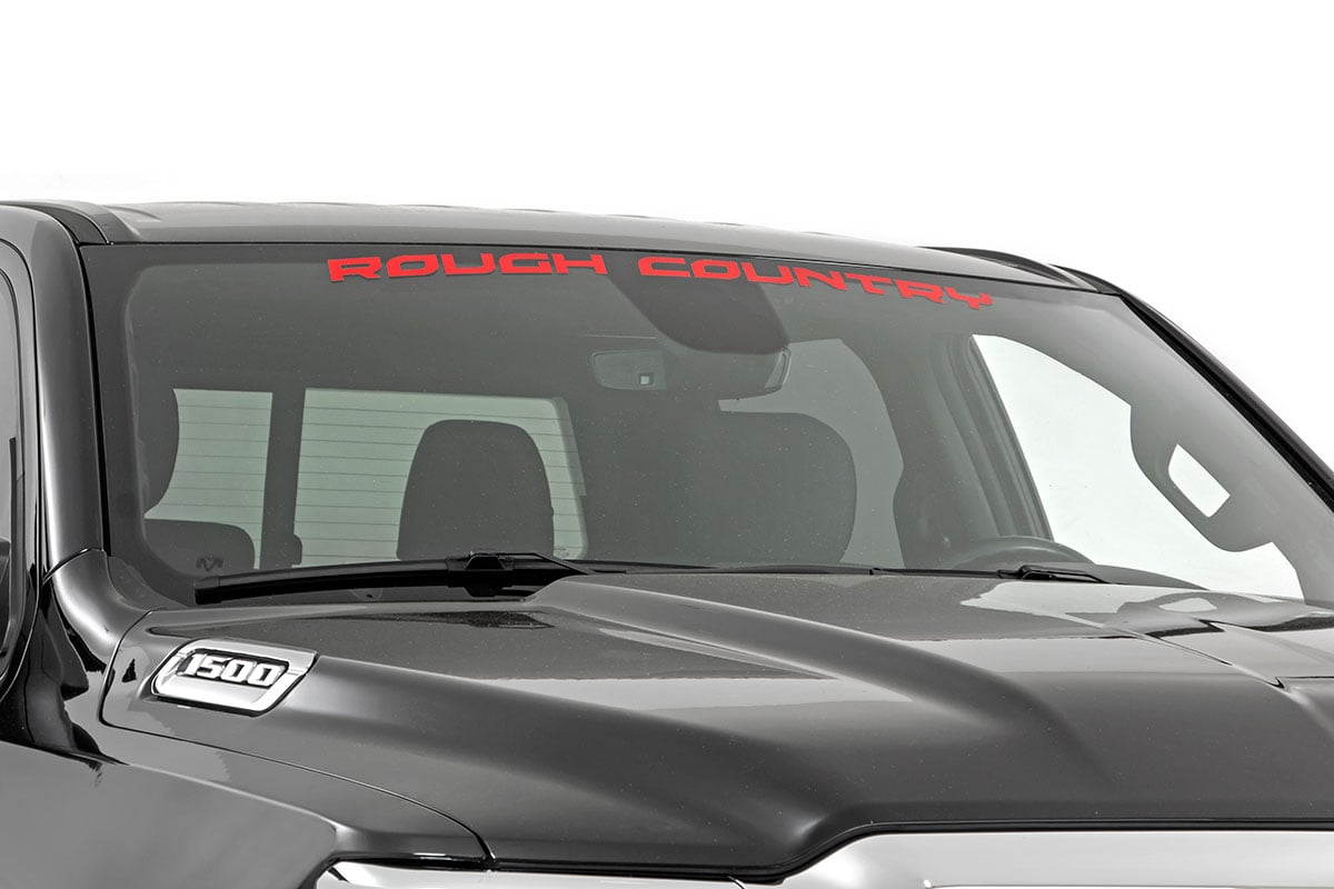 Rough Country Rough Country Decal | 3.6 Inch x 35 Inch | Red