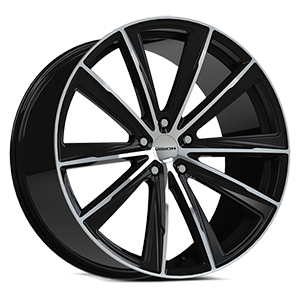 VISION SPLINTER CUSTOM WHEEL Gloss Black Machined Face