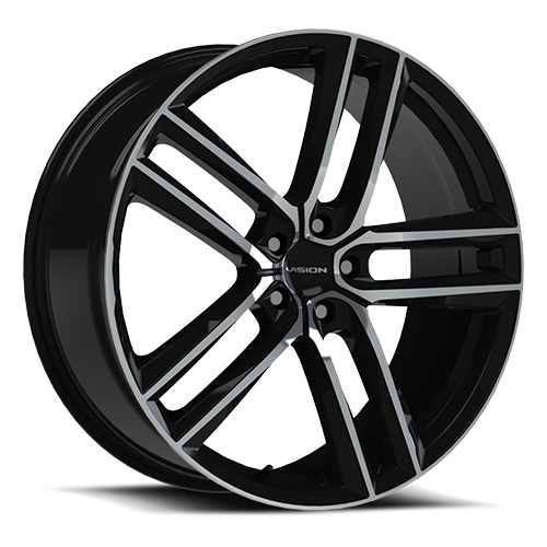 VISION CLUTCH CUSTOM WHEEL Gloss Black Machined Face