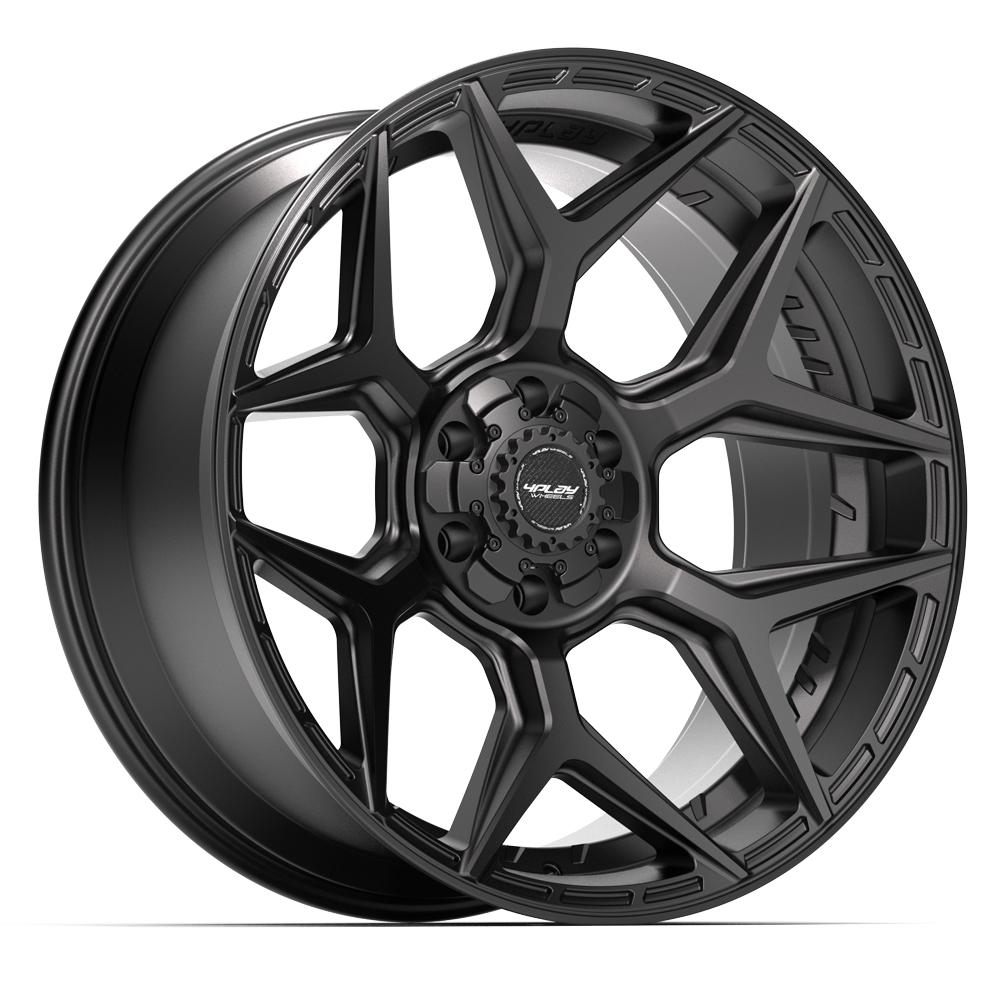 4PLAY 4P06 22x10 6X139.7, 6X135 -18 SATIN BLACK