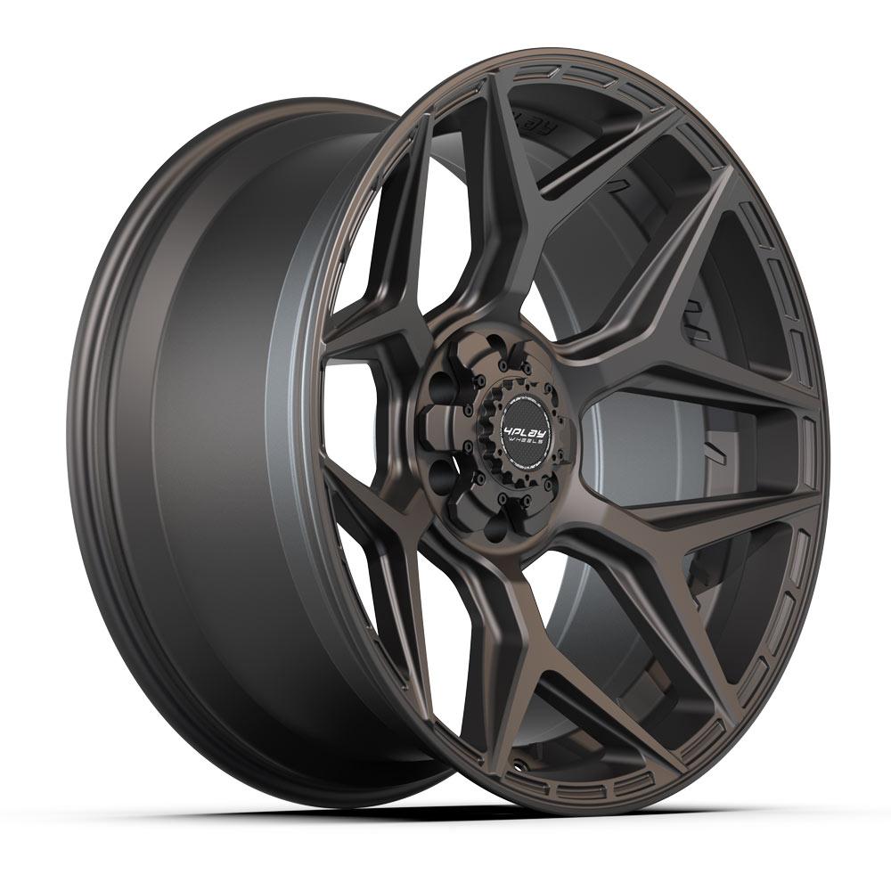 4PLAY 4P06 22x10 6X139.7, 6X135 -18 SATIN BLACK
