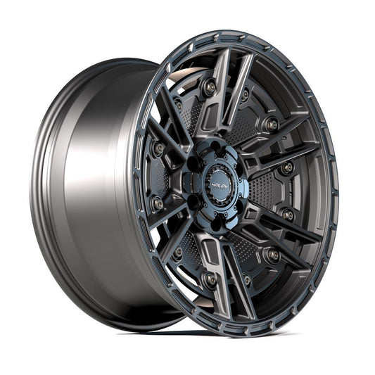 4PLAY 4PS01 17x9 5X127, 5X139.7 -6 SATIN BLACK