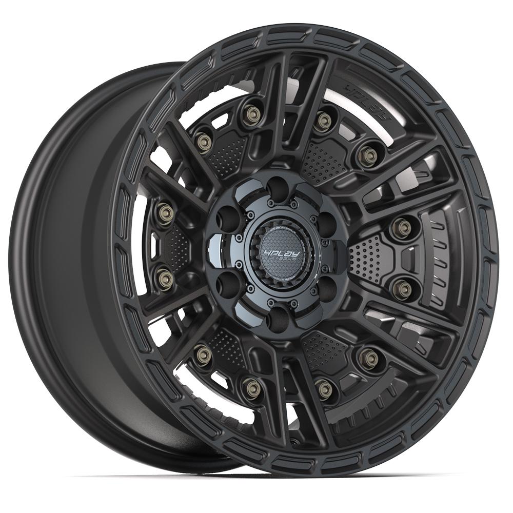 4PLAY 4PS01 17x9 6X139.7, 6X135 -6 SATIN BLACK