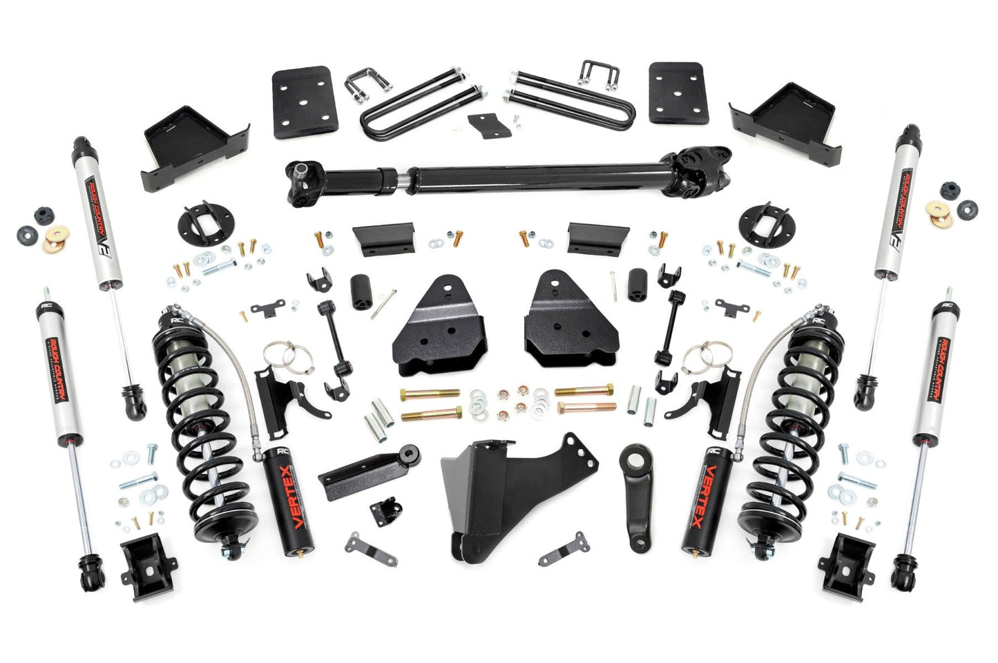 Rough Country 6 Inch Lift Kit | No OVLDS | D/S | C/O V2 | Ford F-250/F-350 Super Duty (17-22)