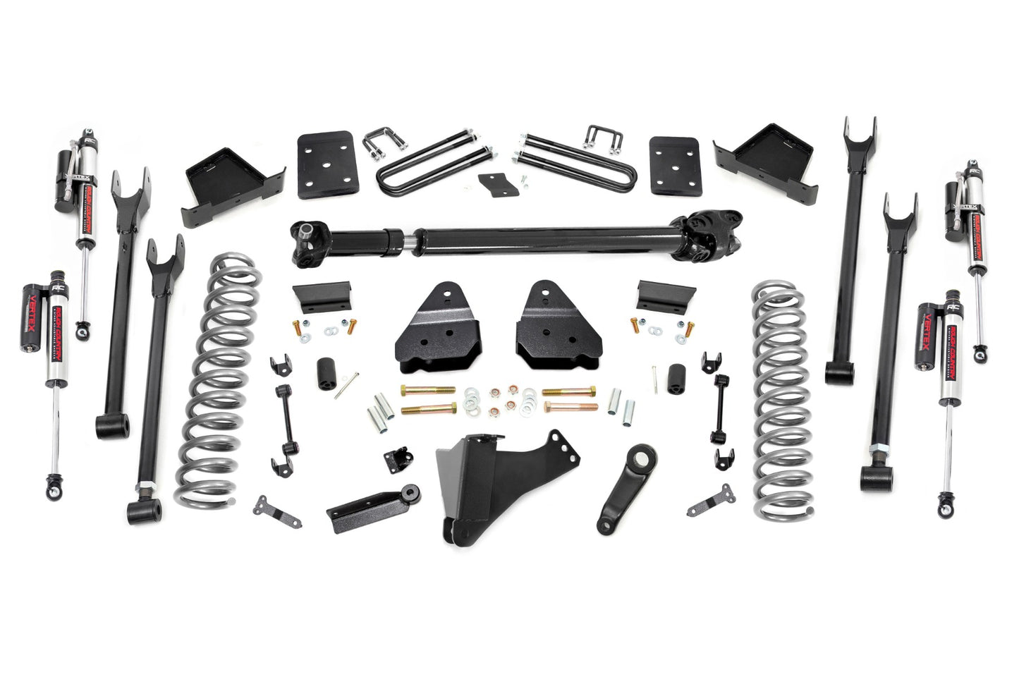 Rough Country 6 Inch Lift Kit | 4-Link | D/S | Vertex | Ford F-250/F-350 Super Duty (17-22)