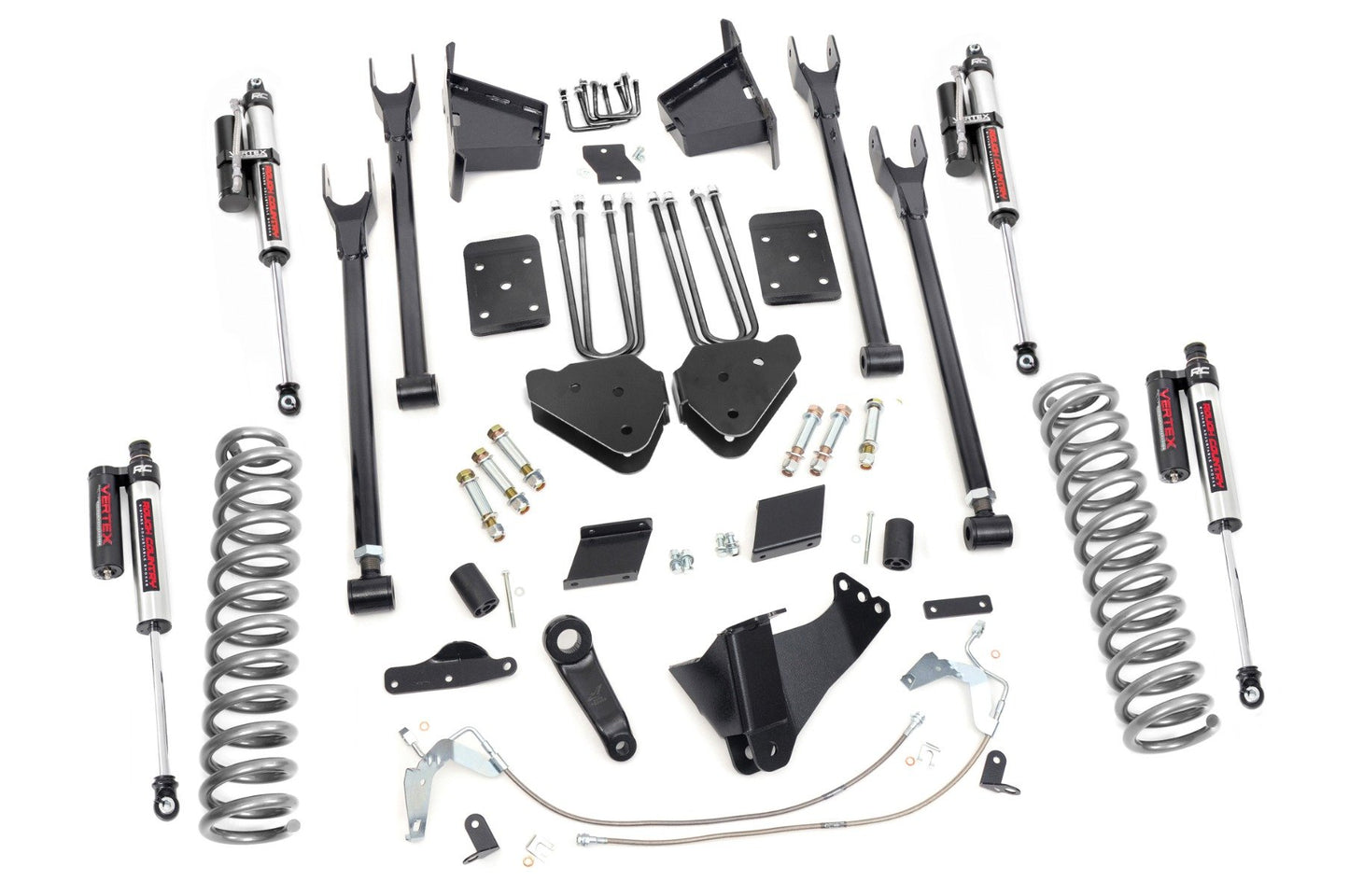 Rough Country 6 Inch Lift Kit | 4-Link | OVLD | Vertex | Ford F-250 Super Duty 4WD (11-14)