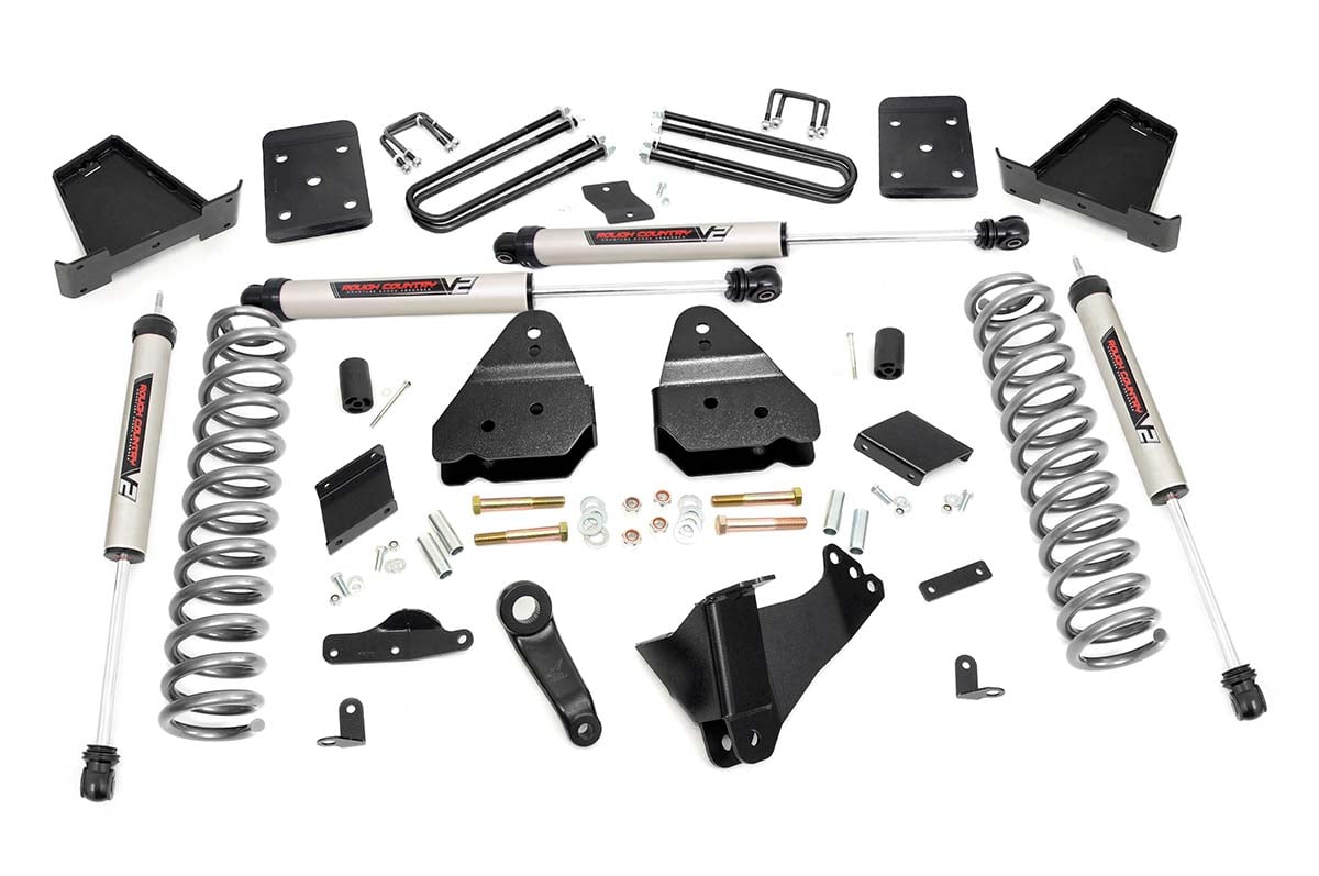 Rough Country 4.5 Inch Lift Kit | OVLD | V2 | Ford F-250 Super Duty 4WD (2015-2016)
