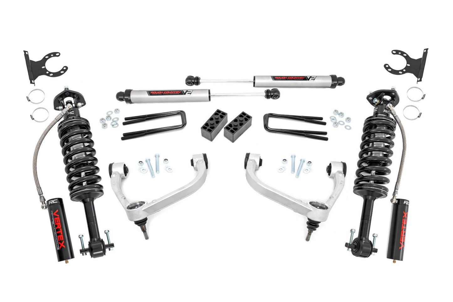 Rough Country 3 Inch Lift Kit | UCAs | Vertex/V2 | Ford F-150 4WD (2014-2020)