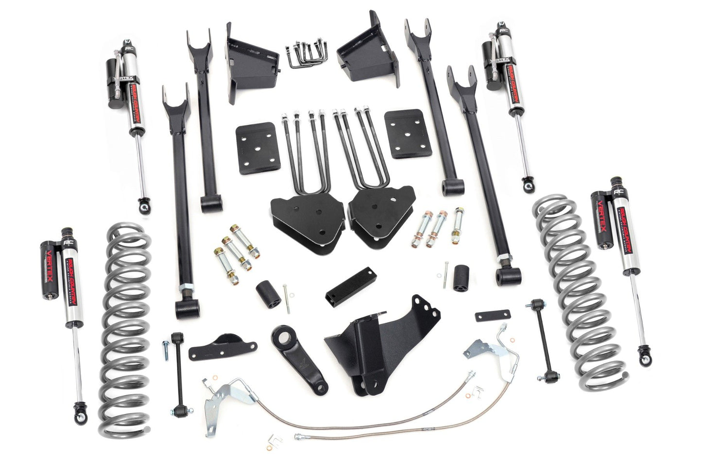 Rough Country 8 Inch Lift Kit | 4 Link | Vertex | Ford F-250/F-350 Super Duty 4WD (08-10)