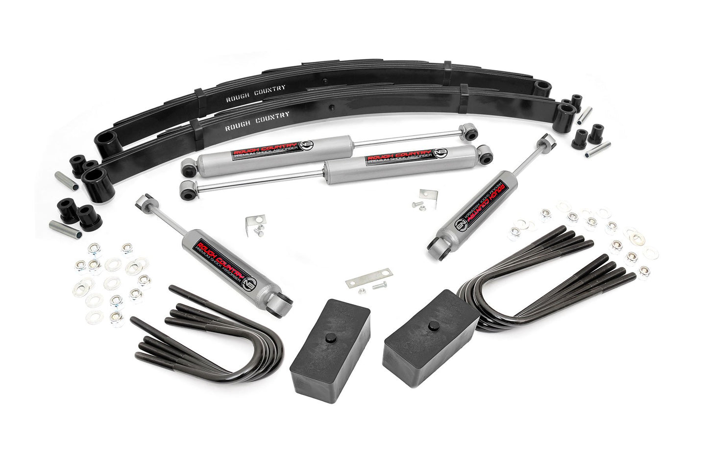 Rough Country 2 Inch Lift Kit | Rear Blocks | Chevy/GMC 3/4-Ton Suburban 4WD (1988-1991)