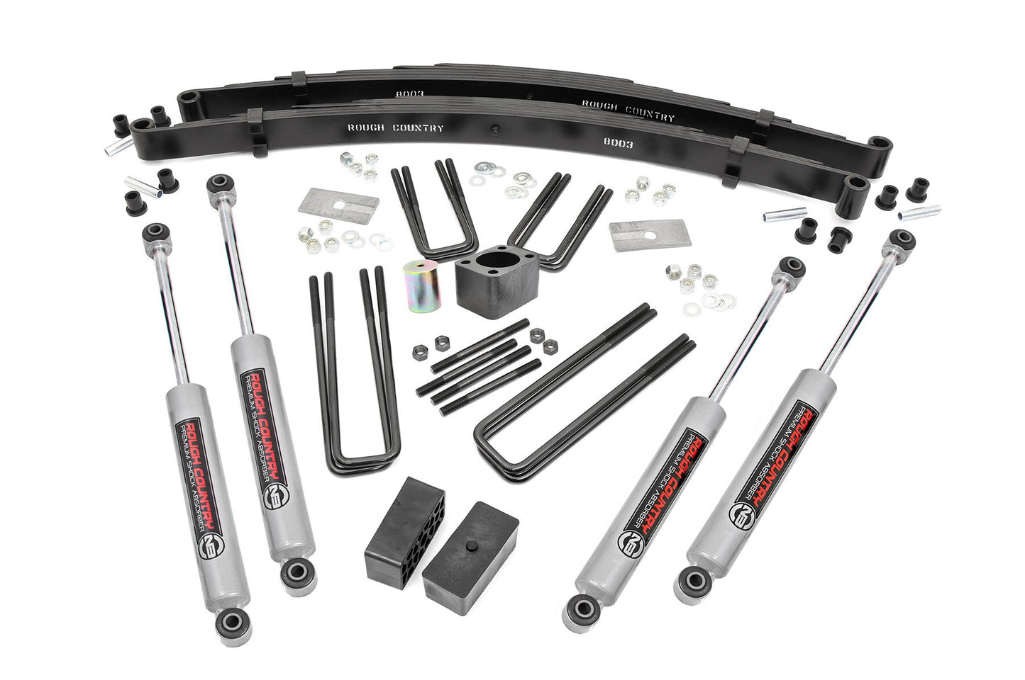 Rough Country 4 Inch Lift Kit | Rear Blocks | Dodge W100 Truck/W200 Truck 4WD (1970-1974)