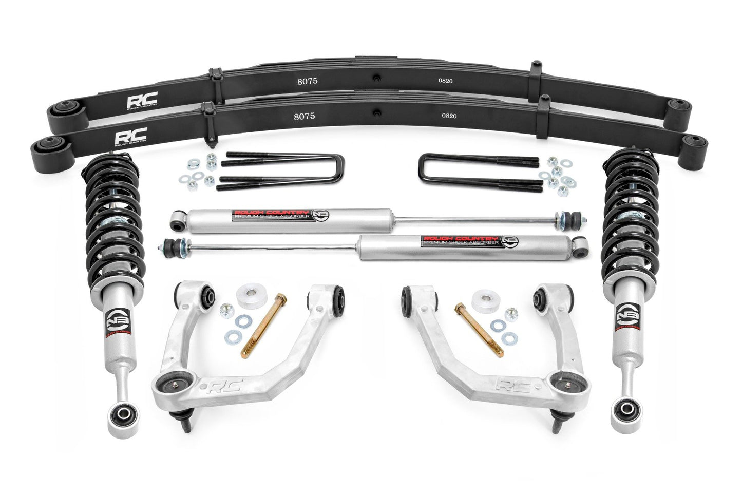 Rough Country 3.5 Inch Lift Kit | UCA | N3 Struts | Toyota Tacoma 2WD/4WD (2005-2023)