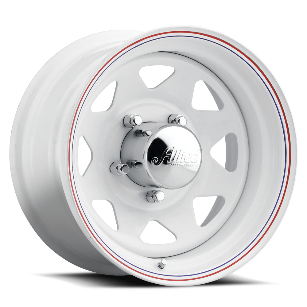 Allied Wheel Components 8 Spoke wheel White RBPS