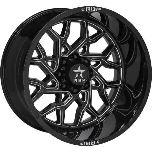 RBP SCORPION 26x14 5x5 GLOSS BLACK MILLED (-76mm)