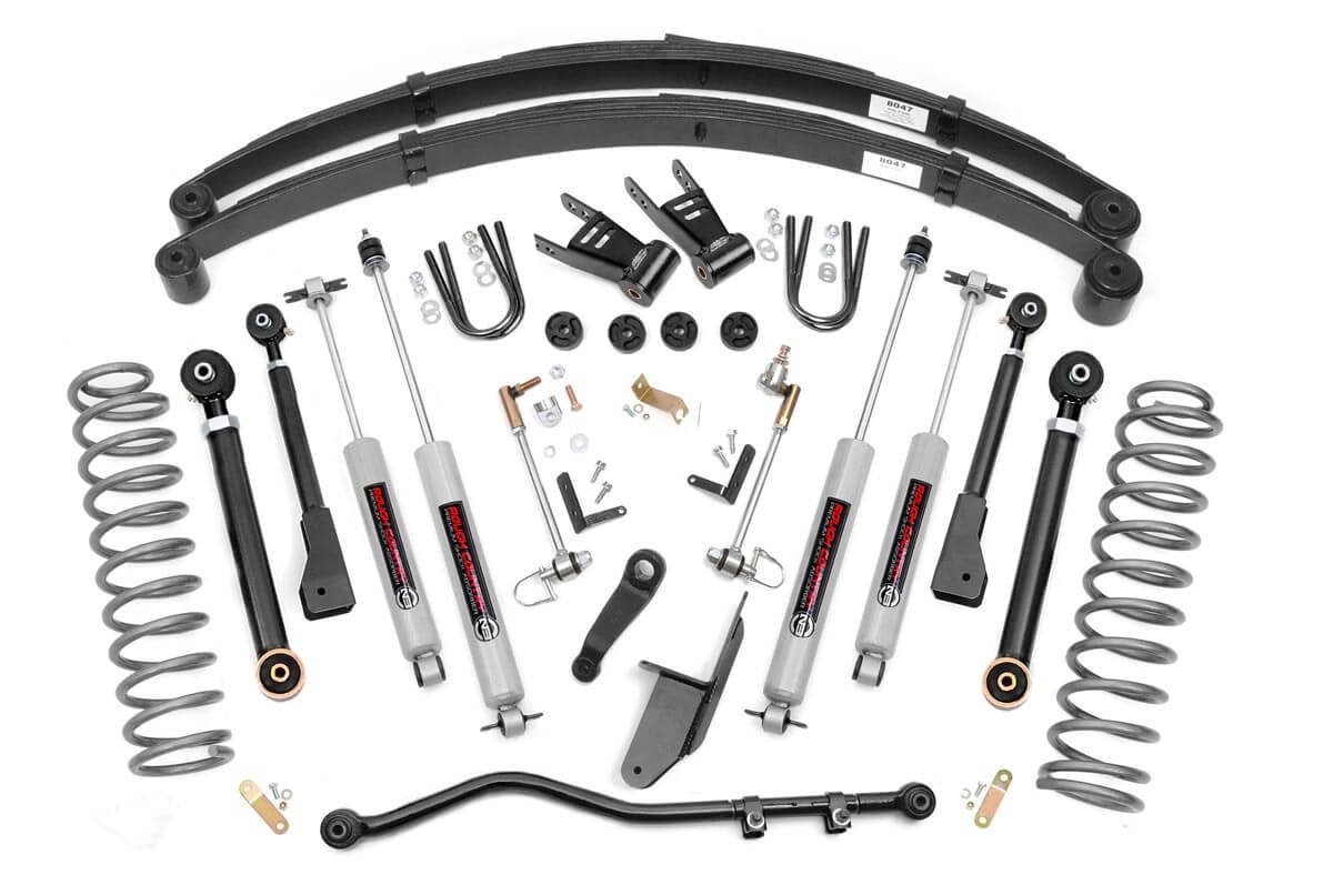 Rough Country 6.5 Inch Lift Kit | X-Series | Jeep Cherokee XJ 2WD/4WD (1984-2001)